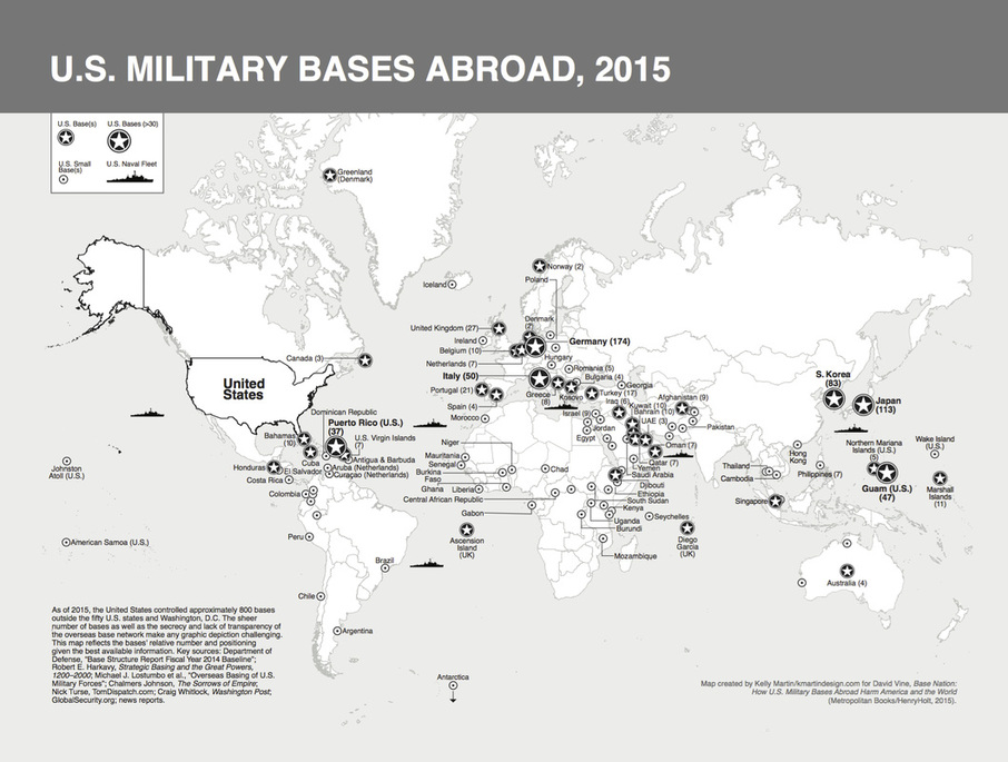 17 Maps Of U S Military Bases Abroad From Base Nation